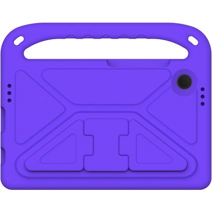 Mobigear AeroArmor Coque Samsung Galaxy Tab A9 (2023) Coque de tablette pour enfants avec Poignée Enfants en EVA + Porte-crayon - Violet