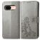 Mobigear Clover Housse Google Pixel 8a Etui Porte-Monnaie - Gris