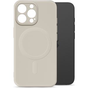 My Style Protective Flex Coque iPhone 15 Pro MagSafe Coque arrière en TPU Souple - Antique White
