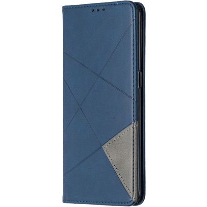 Mobigear Rhombus Slim Housse OPPO Reno 4 Pro 5G Etui - Bleu