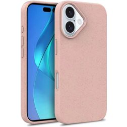 Mobigear Bio Coque iPhone 16 Coque arrière en Eco-Friendly - Rose