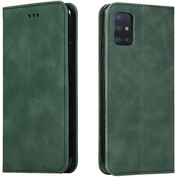 Mobigear Retro Slim Housse Samsung Galaxy A51 Etui - Vert