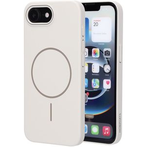 Mobiparts Slim Line Coque iPhone 17e MagSafe Coque arrière Rigide - Off White