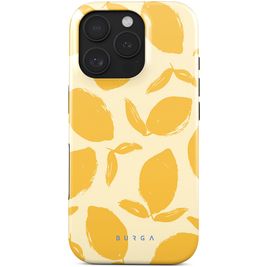 Burga Tough Coque iPhone 16 Pro Max Coque arrière Rigide Anti-Chocs - Lemon Tart