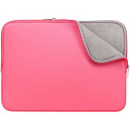 Mobigear Basics Pochette Ordinateur portable 16 Pouces Housse ordinateur - Rose