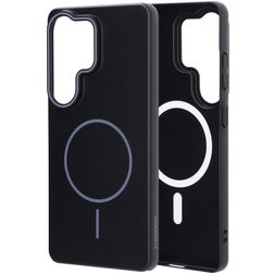 Mobiparts Slim Line Samsung Galaxy S26 Ultra MagSafe Plastique rigide Coque arrière - Onyx Black