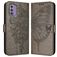 Mobigear Butterfly Housse Nokia G42 Etui Porte-Monnaie - Gris