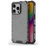 Mobigear Honeycomb Coque iPhone 16 Pro Coque arrière Rigide Anti-Chocs - Noir