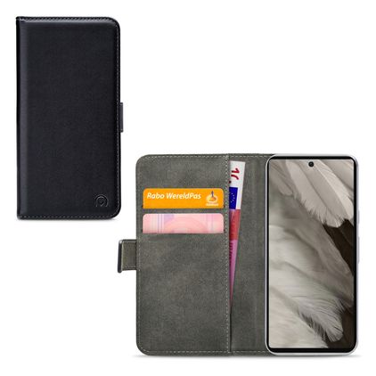 Mobilize Classic Gelly Wallet Google Pixel 7a Étui Portefeuille - Noir