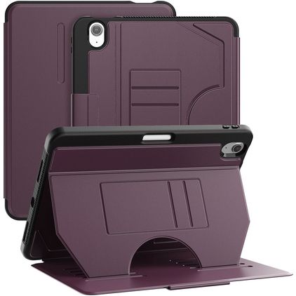 Mobigear Magnetic Folio Coque iPad Air 11 Pouces (2026) Etui + Porte-crayon - Violet