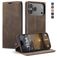 CaseMe 013 Housse iPhone 17 Pro Max Etui Porte-Monnaie - Coffee
