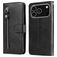Mobigear Zipper Housse iPhone 17 Pro Etui Porte-Monnaie - Noir