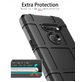 Mobigear Rugged Shield Coque LG G8 ThinQ Coque arrière en TPU Souple Anti-Chocs - Bleu