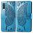 Mobigear Butterfly Housse Samsung Galaxy A70 Etui Porte-Monnaie - Bleu