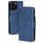 Mobiparts Classic Wallet MagSafe Housse iPhone 16 Pro Max MagSafe Etui Porte-Monnaie - Steel Blue