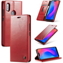 Caseme 003 Housse Xiaomi Redmi 6 Pro Etui Porte-Monnaie - Rouge Caseme 003 Housse Xiaomi Redmi 6 Pro Etui Porte-Monnaie - Rouge