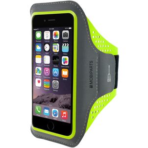 Mobiparts Comfort Fit Brassard Téléphone iPhone 8 Plus Brassard Coque de Sport en Neoprène - Neon Green