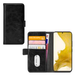 Mobilize Elite Gelly Housse Samsung Galaxy S22 Etui Porte-Monnaie - Noir