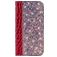 Mobigear Croco Glitter Housse Motorola One Power Etui Porte-Monnaie - Rouge