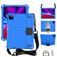 Mobigear HexStrap Coque iPad Pro 11 Pouces (2024) Coque arrière en EVA + Bandoulière - Bleu