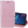 Mobigear Roses Housse iPhone XR Etui Porte-Monnaie - Rose doré