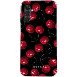 Burga Tough Coque Samsung Galaxy A14 Coque arrière Rigide Anti-Chocs - Noir / Rouge