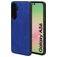 Mobiparts Classic Samsung Galaxy A56 MagSafe TPU / Similicuir Coque arrière - Sapphire Blue