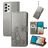 Mobigear Clover Samsung Galaxy A73 Étui Portefeuille - Gris