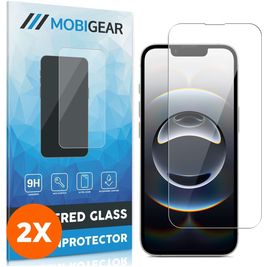 Mobigear iPhone 16e Verre trempé Protection d'écran - Compatible Coque (Lot de 2)