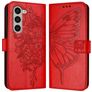 Mobigear Butterfly Housse Samsung Galaxy Z Fold 6 Etui Porte-Monnaie - Rouge