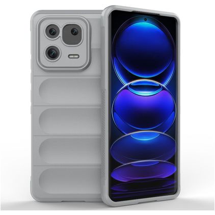 Mobigear Bumpy Coque Xiaomi 13 Pro Coque arrière en TPU Souple - Gris