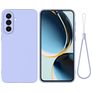 Mobigear Rubber Touch Coque Samsung Galaxy S26 Plus Coque arrière en Silicone - Violet