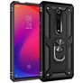 Mobigear Armor Ring Coque Xiaomi Mi 9T Pro Coque arrière Rigide Anti-Chocs avec Anneau-Support - Noir
