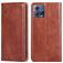 Mobigear Wallet Motorola Edge 30 Fusion Étui Portefeuille - Marron