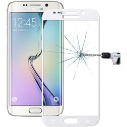 Mobigear Premium Samsung Galaxy S6 Edge Plus Verre trempé Protection d'écran - Compatible Coque - Blanc