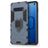 Mobigear Armor Ring Coque Samsung Galaxy S10 Coque arrière Rigide Anti-Chocs avec Anneau-Support - Bleu Marin