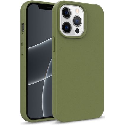 Mobigear Bio Coque iPhone 14 Plus Coque arrière en Eco-Friendly - Olive