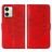 Mobigear Butterfly Housse Motorola Moto G54 Etui Porte-Monnaie - Rouge