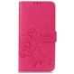 Mobigear Clover Housse OnePlus 6T Etui Porte-Monnaie - Magenta