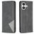 Mobigear Rhombus Slim iPhone 17 Étui - Noir