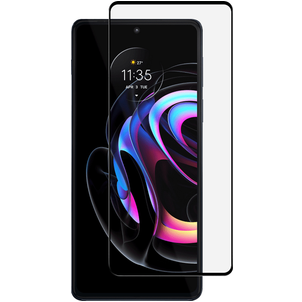 Mobigear Premium Motorola Edge 20 Pro Verre trempé Protection d'écran - Compatible Coque - Noir