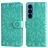 Mobigear Sunflower Housse Samsung Galaxy S26 Plus Etui Porte-Monnaie - Vert