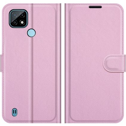 Mobigear Classic Housse Realme C21 Etui Porte-Monnaie - Rose