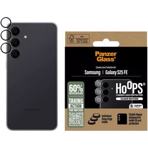 PanzerGlass Hoops Samsung Galaxy S25 FE Verre trempé Protection Objectif Caméra - Compatible Coque