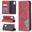 Mobigear Rhombus Slim Samsung Galaxy A32 4G Étui - Rouge