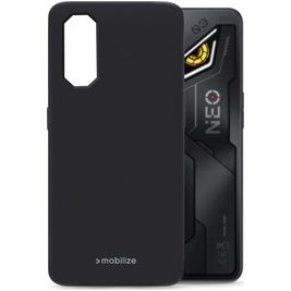 Mobilize Rubber Gelly Coque Nubia Neo 3 Coque arrière en TPU Souple - Noir