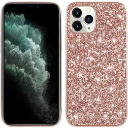 Mobigear Shockproof Soft Case Cover Glitter Rose Gold Apple iPhone 12/12 Pro