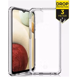 ITSkins SpectrumClear Coque Transparente Samsung Galaxy M12 Coque arrière en TPU Souple Anti-Chocs - Transparent