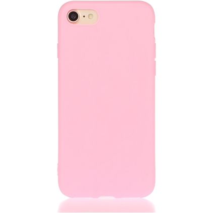 Mobigear Colors Coque iPhone 7 Coque arrière en TPU Souple - Rose