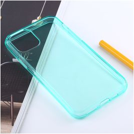 Mobigear Colors Coque iPhone 11 Pro Max Coque arrière en TPU Souple - Turquoise